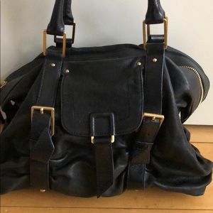 Botkier Black Leather Slouchy Hobo